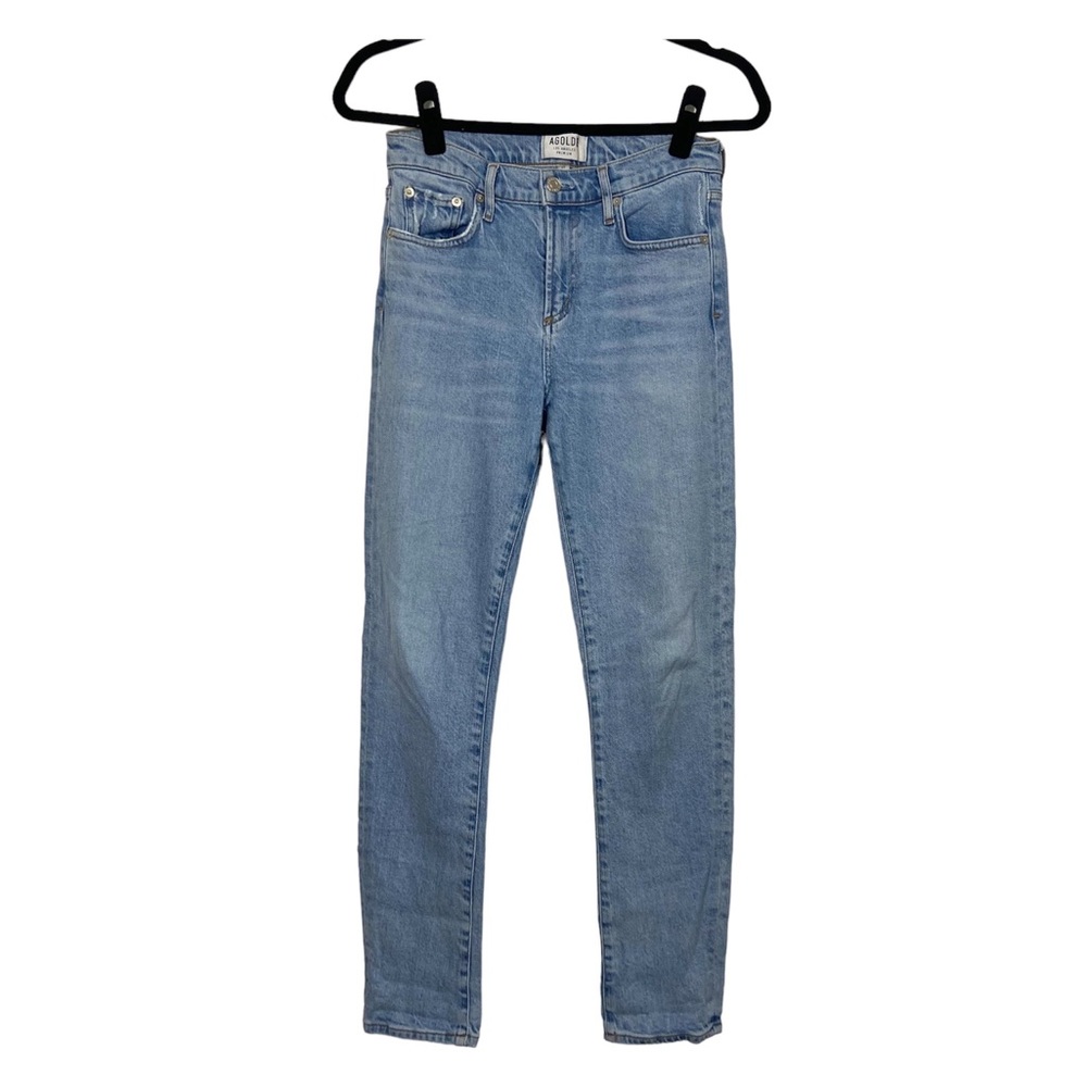AGOLDE Jeans Toni Slim Straight Mid-rise